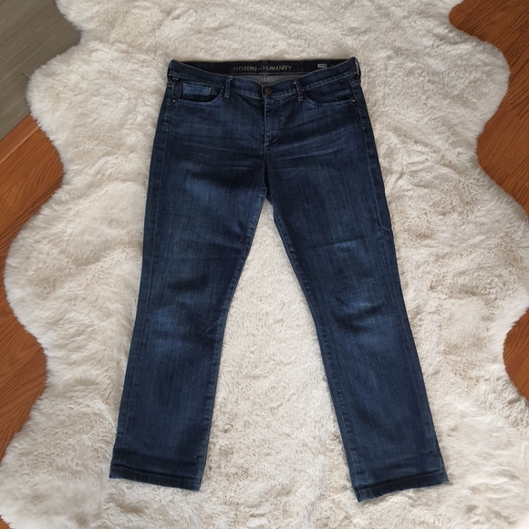 C of H Elson Medium Rise Straight Leg Womens 32 Blue Jeans Citizens Of Humanity - Picture 1 of 14